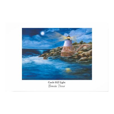 Castle Hill Light Poster by bmthour