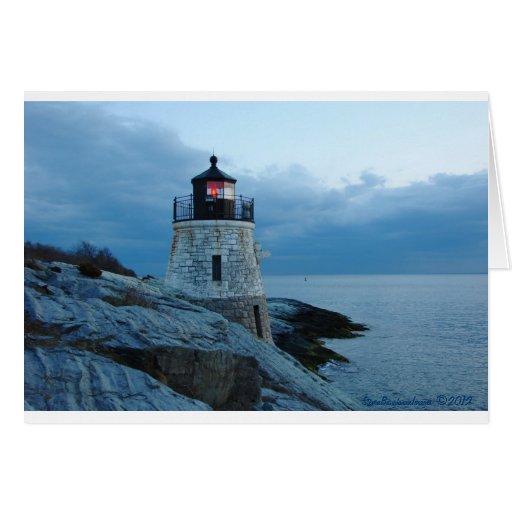Castle Hill Lighthouse- Newport, RI card
