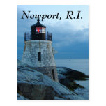 Castle Hill Lighthouse- Newport, RI card Post Cards