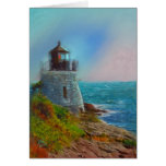Castle Hill Lighthouse Oil Painting Gallery Card