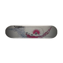 Castle in Flames Skateboard Deck