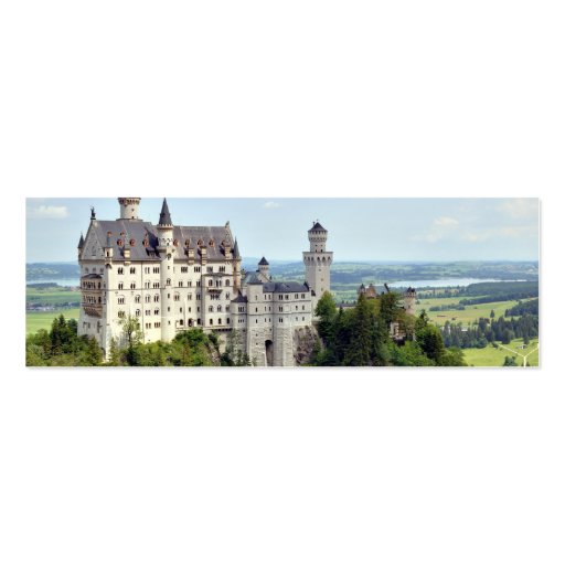 Castle Neuschwanstein Bavaria Germany Business Card Template (front side)