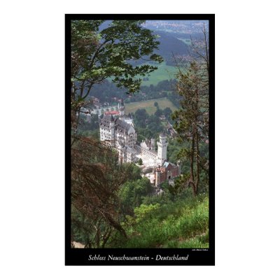Castle Neuschwanstein Print by stephjmort