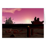 Castle Nightscape Greeting Card