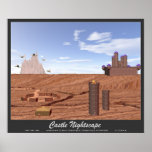 Castle Nightscape Posters