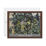Castle Of Marines By Paul Cézanne (Best Quality) Personalized Invitation