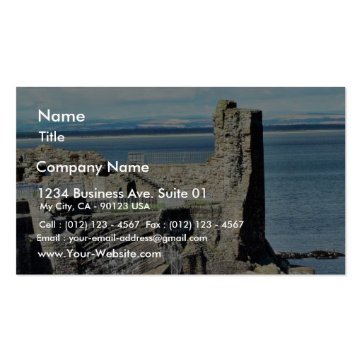 Castle Of St Andrew Business Card Template