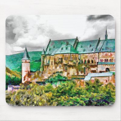 Castle on the hill Mousepad by nextstopitaly