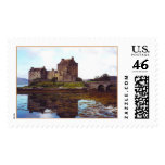 Castle on the shores of Loch Duich Postage Stamps