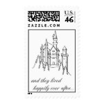 Castle Postage Stamp