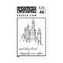 Castle Postage Stamp stamps