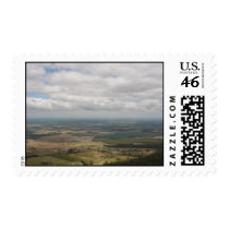 Castle Rock Panorama Toward Albany Postage Stamps