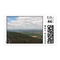 Castle Rock Panorama Toward Albany Postage