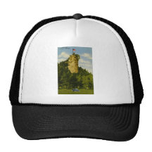 Castle Rock, St Ignace, Michigan Trucker Hats