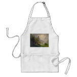 Castle Ruins by a Lake by Albert Rieger aprons