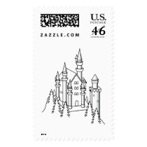 Castle Sketch postage