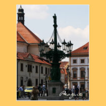 Castle Square in Prague Postcard postcards