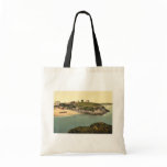 Castle, Tenby, Wales rare Photochrom Canvas Bag