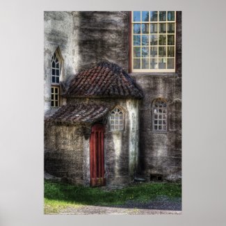 Castle - The hidden door in the back Print
