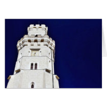 Castle Tower In Hluboka In South Of Bohemia cards