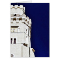 Castle Tower In Hluboka In South Of Bohemia cards