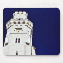 Castle Tower In Hluboka In South Of Bohemia mousepads