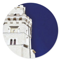 Castle Tower In Hluboka In South Of Bohemia stickers