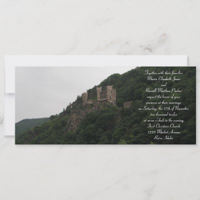 Fairytale themed wedding invitations