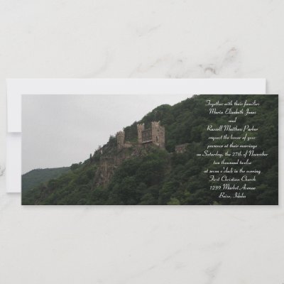 Castle Wedding Invitations by Weddings By Christy