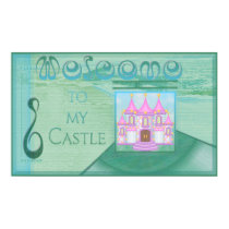 Castle Welcome Sign posters by Hafapea Castle Welcome Sign posters