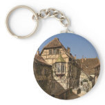Castle yard, Wartburg, Thuringia, Germany Keychains