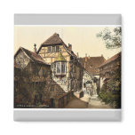 Castle yard, Wartburg, Thuringia, Germany rare Pho Refrigerator Magnets