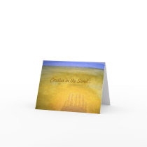 Castles in the Sand...Notecard