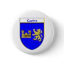 Castro Coat of Arms/Family Crest buttons