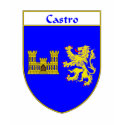 Castro Coat of Arms/Family Crest t-shirts by NameGame Castro Coat of Arms/Family Crest t-shirts
