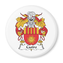 Castro Family Crest magnets