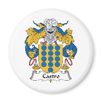 Castro Family Crest magnets