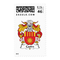 Castro Family Crest postage