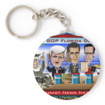 Castro Florida Debate Keychains