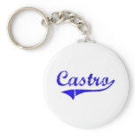 Castro Surname Classic Style Keychains