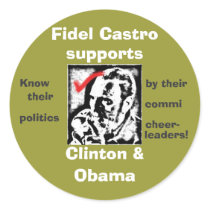 castrosealofapproval, Fidel Castro , supports, ... stickers
