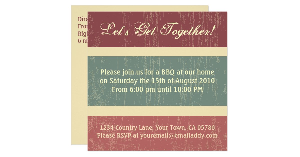 casual bbq dinner party invitation zazzle casual dinner invitation wording