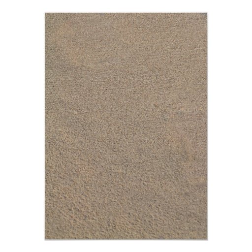 Casual Beach Sand Sea Foam Wedding Card