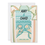 Casual &amp; Colorful Beach Wedding Invitation
