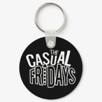 Casual Fridays Keychain by rudetanya Casual Fridays Keychain