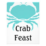 Casual Fun Crab Feast Festival Party Invitations