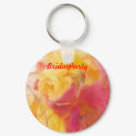 Casual Garden BridalParty keychains