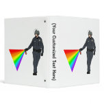Casual Pepper Spray Cop Rainbow With Color binders