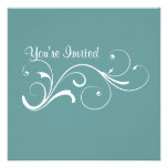 Casual Swirl Invitation