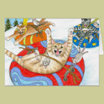 Cat 438 funny Greeting Card cards